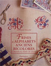 FRISES ET ALPHABETS ANCIENS BICOLORES (十字繡圖像與字母設計)