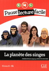 PAUSE LECTURE FACILE - LA PLANETE DES SINGES + CD AUDIO NIVEAU 5 - B1