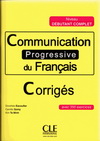 COMMUNICATION PROGRESSIVE DU FRANCAIS - CORRIGES -NIVEAU DEBUTANT COMPLET *EPUISE，新版9782090384420*